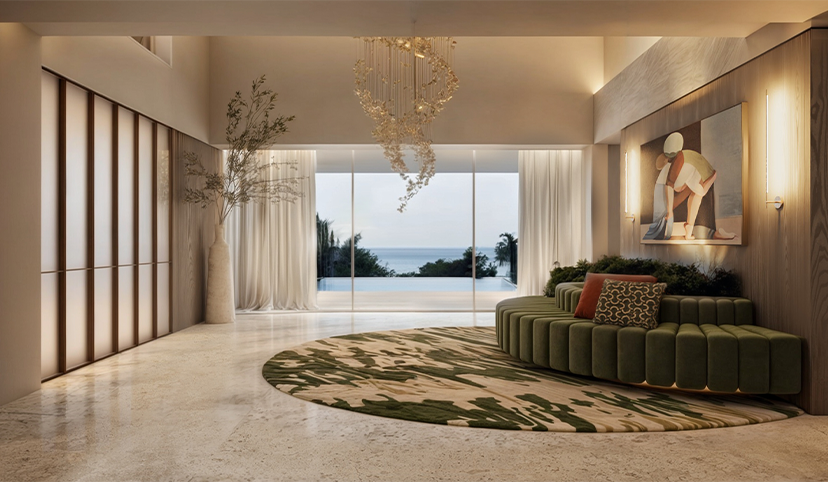 The influence of art in luxury interiors